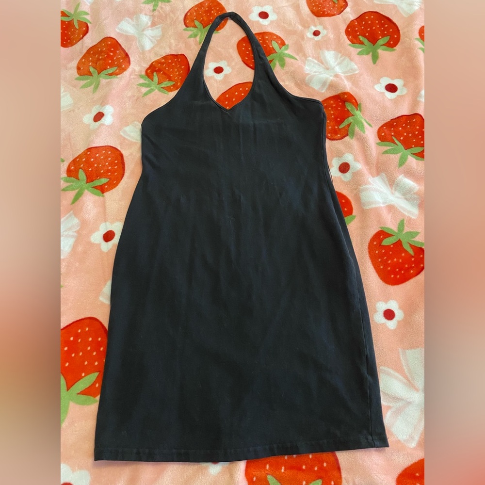 H&M Black Halter Dress